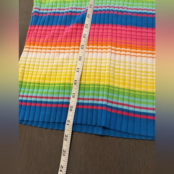 2004 Vintage Tommy Hilfiger Rainbow Striped Sweater size Small - Picture 6 of 8